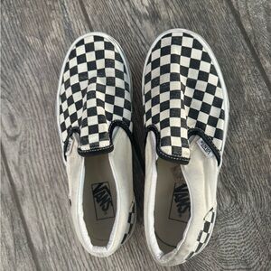 Vans Checkered Slip On Kids Size 3